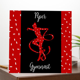 Christmas Rhythmic Gymnastics Red Candy Sprinkle Foam Board