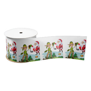 Christmas Ribbon, Elf Satin Ribbon