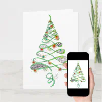 whimsical christmas tree drawings