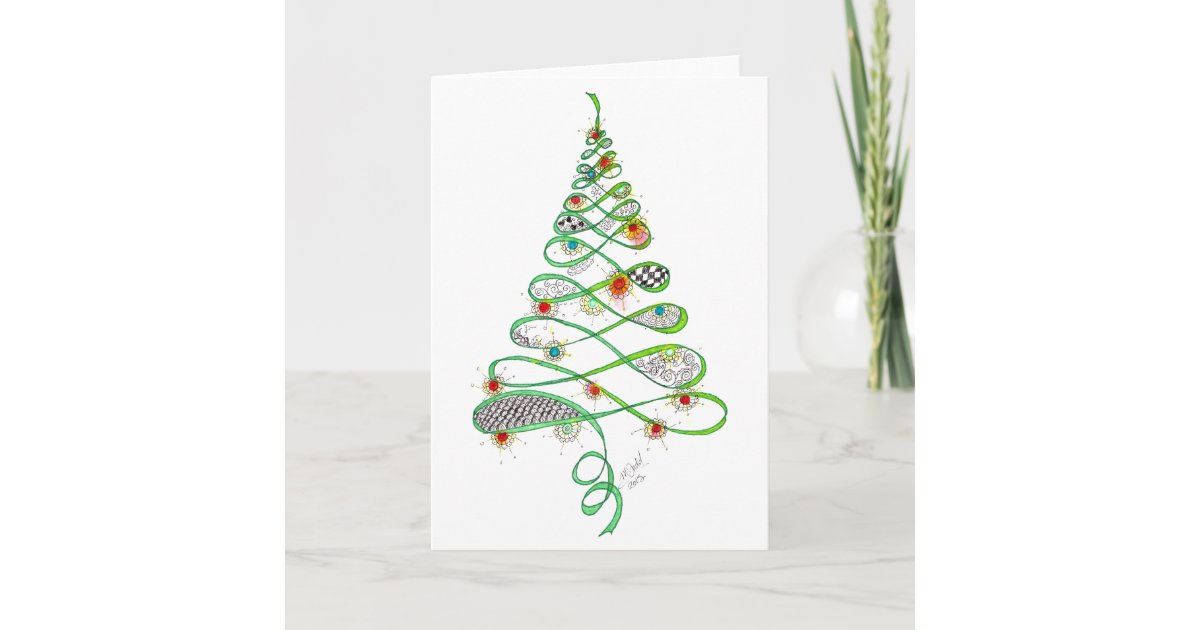 Designer Greetings Pine Needles on Dark Red : Light of The World Religious Christmas Card for Grandson