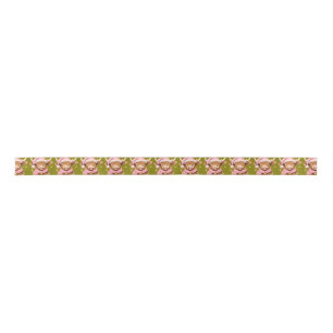 Christmas Ribbon With Cow Design