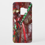 Christmas Ribbons Red Green and Gold Holiday Case-Mate Samsung Galaxy S9 Case