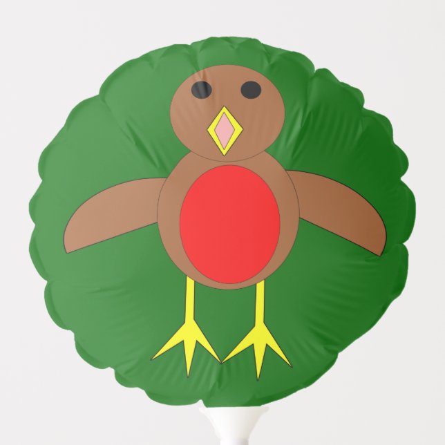 Christmas Robin Balloon (Front)