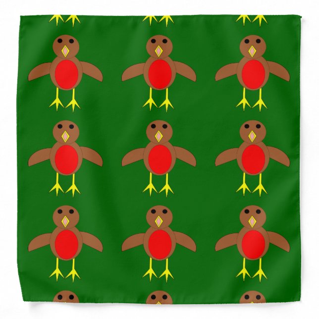 Christmas Robin Bandana (Front)