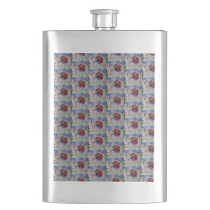 Christmas Robin Classic Flask