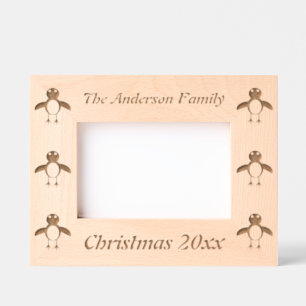 Christmas Robin Custom Engraved Frames