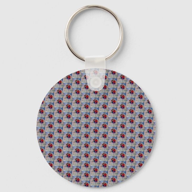 Christmas Robin Keychain (Front)