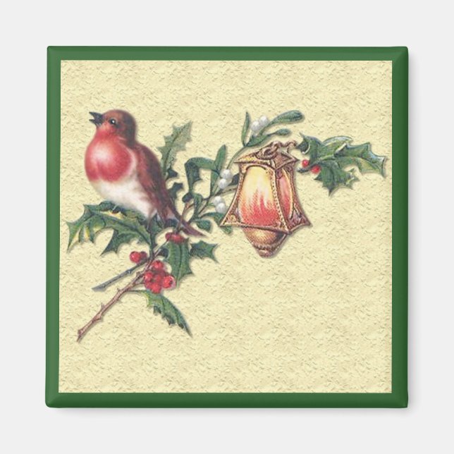 Christmas Robin Magnet (Front)