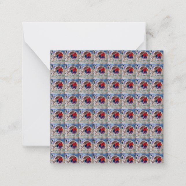 Christmas Robin Note Card (Front)