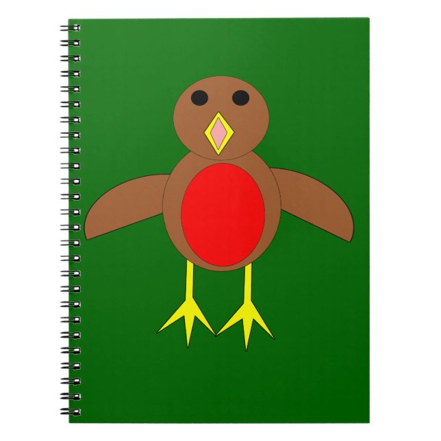 Christmas Robin Notebook (Front)