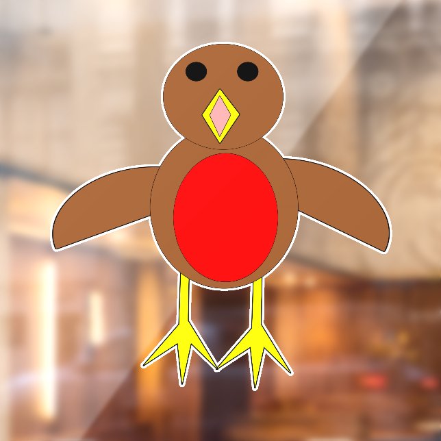 Christmas Robin Window Cling (Sheet 2)