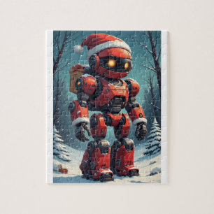 Christmas Robot Jigsaw Puzzle