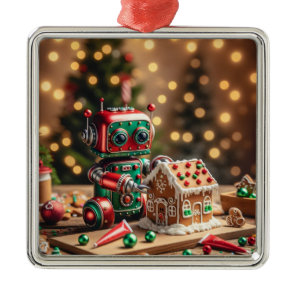 Christmas Robot Ornament