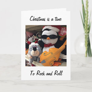 CHRISTMAS=ROCK/ROLL WITH YOUR "SWEETHEART" HOLIDAY CARD