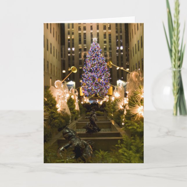 Christmas Rockefeller Center Holiday Card (Front)