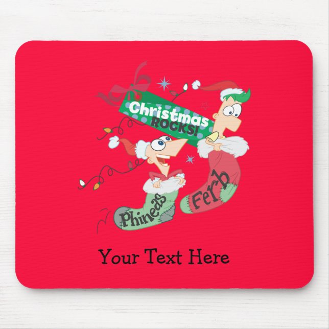 Christmas Rocks Mouse Pad (Front)