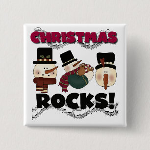 Christmas Rocks T-shirts and Gifts Pinback Button