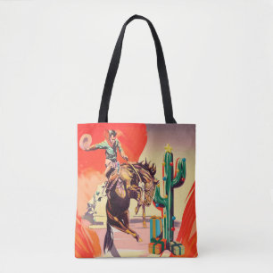 Christmas Rodeo Tote Bag
