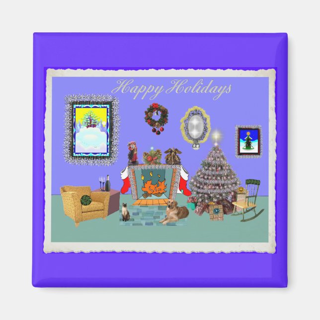 CHRISTMAS ROOM MAGNET (Front)