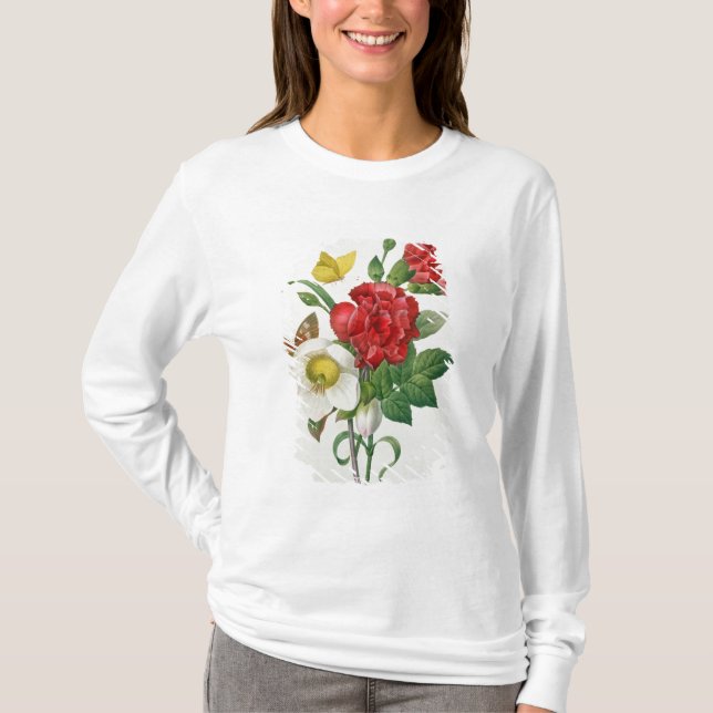 Christmas Rose, Helleborus niger T-Shirt (Front)