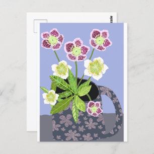 Christmas Rose Postcard