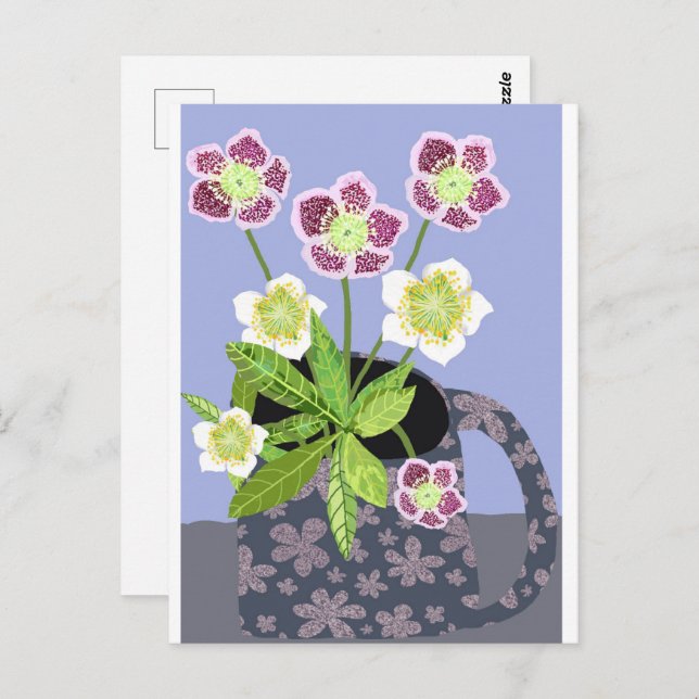 Christmas Rose Postcard (Front/Back)