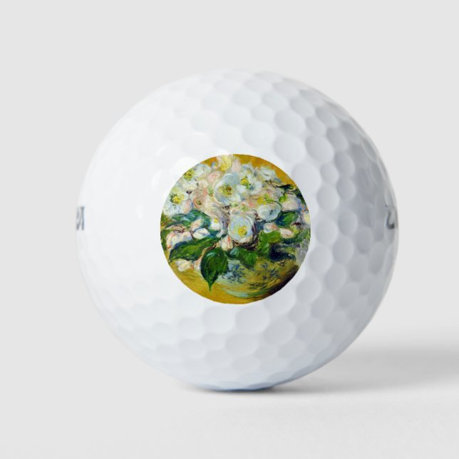 Christmas Roses (by Claude Monet) Golf Balls (Front)