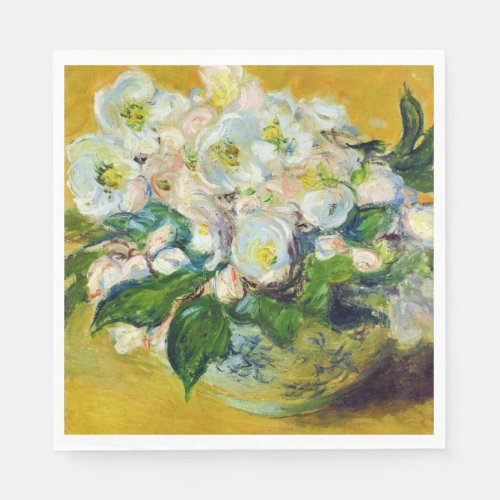 Christmas Roses by Claude Monet Napkins