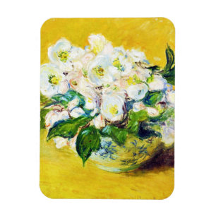 Christmas Roses Claude Monet flowers floral paint Magnet
