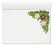 Christmas Roses, Hellebores, Spanish Greeting (Inside Horizontal (Bottom))