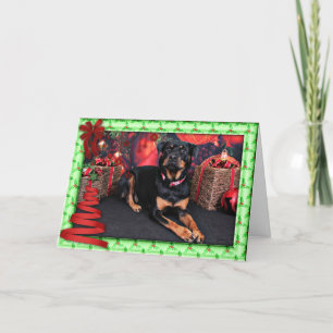 Christmas - Rottweiler - Nalani Holiday Card