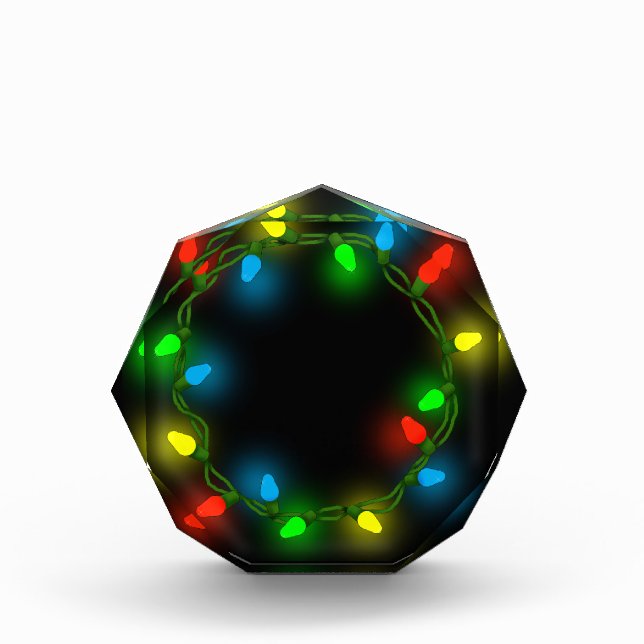 Christmas round lights award (Front)