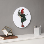 Christmas Round Wall Clock – Ring in the Joy