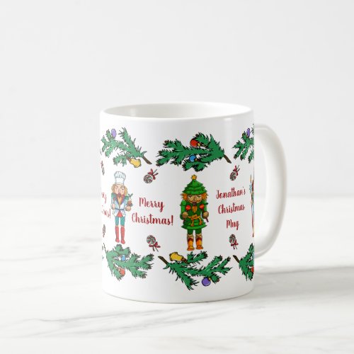 Christmas Royal Nutcrackers Personalised Coffee Mug