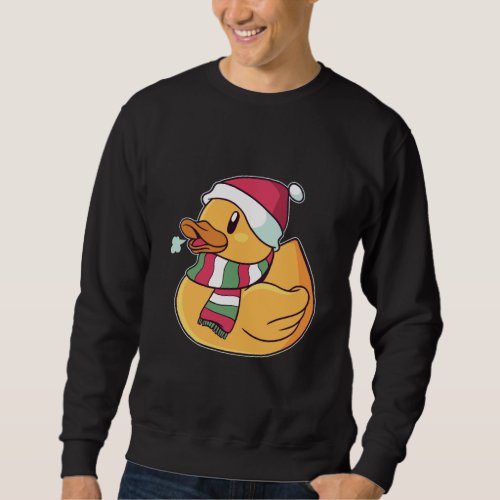 Christmas Rubber Duck  Sweatshirt