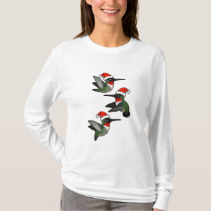 Christmas Ruby-throated Hummingbird T-Shirt