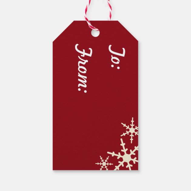 Christmas Rudolph Gift Tags