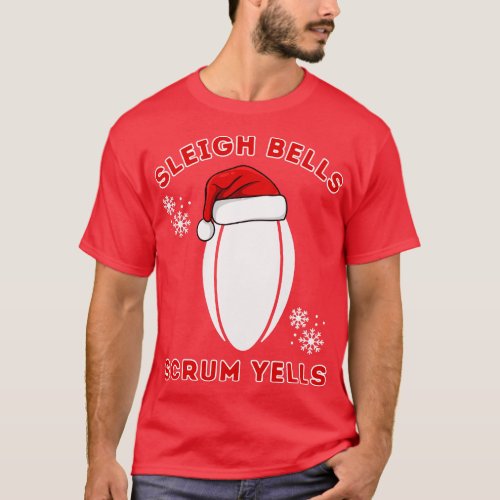 Christmas Rugby Funny T_Shirt