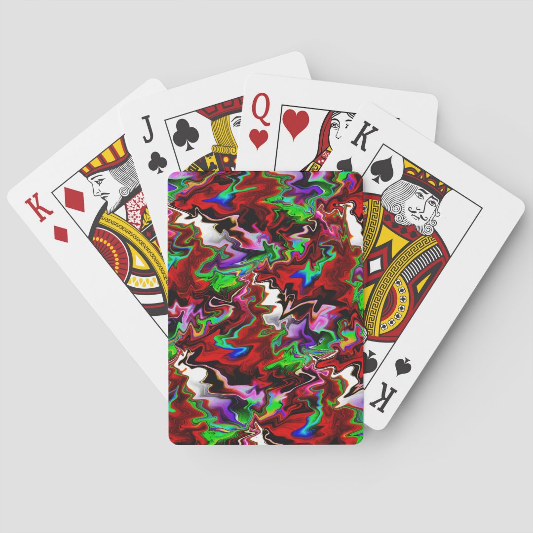 Christmas Rush.... Playing Cards Zazzle