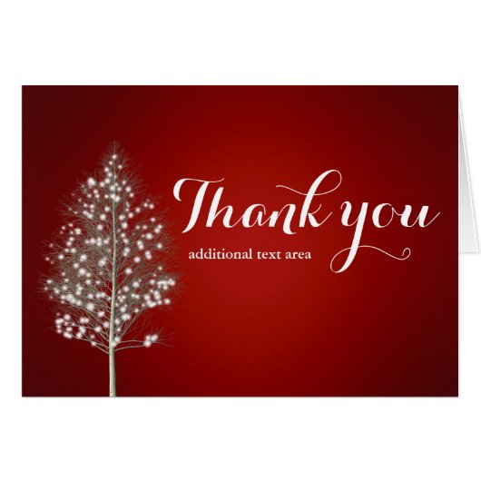 Christmas Rustic Lighted Tree Holiday Card (Front Horizontal)