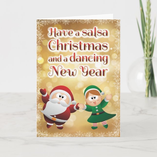 Christmas Salsa Card (Front)