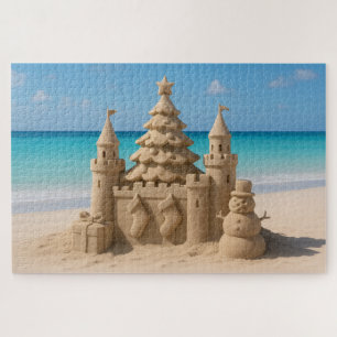 Christmas Sand Castle Jigsaw Puzzle