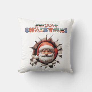 Christmas Santa 3D Print Cushion Home Decor