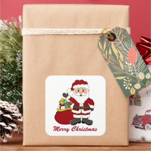 Christmas Santa add message sticker