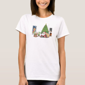 christmas santa and gift T-Shirt