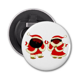 Christmas Santa and Nana Bottle Opener