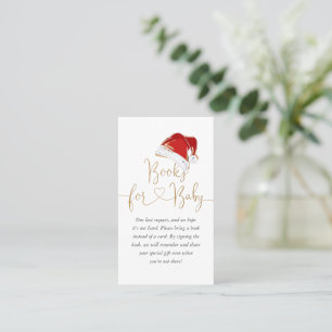 Christmas Santa Baby Books for Baby Enclosure Card
