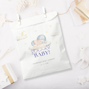 Christmas Santa Baby boy Shower  Favor Bag