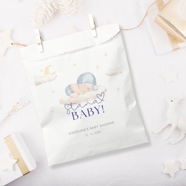 Christmas Santa Baby boy Shower  Favor Bag (Creator Uploaded)