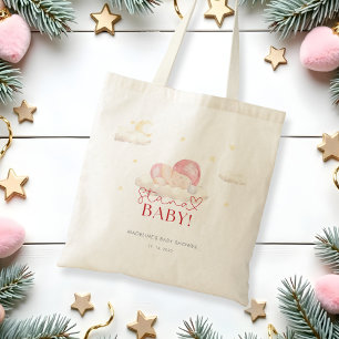 Christmas Santa Baby Girl Shower Tote Bag